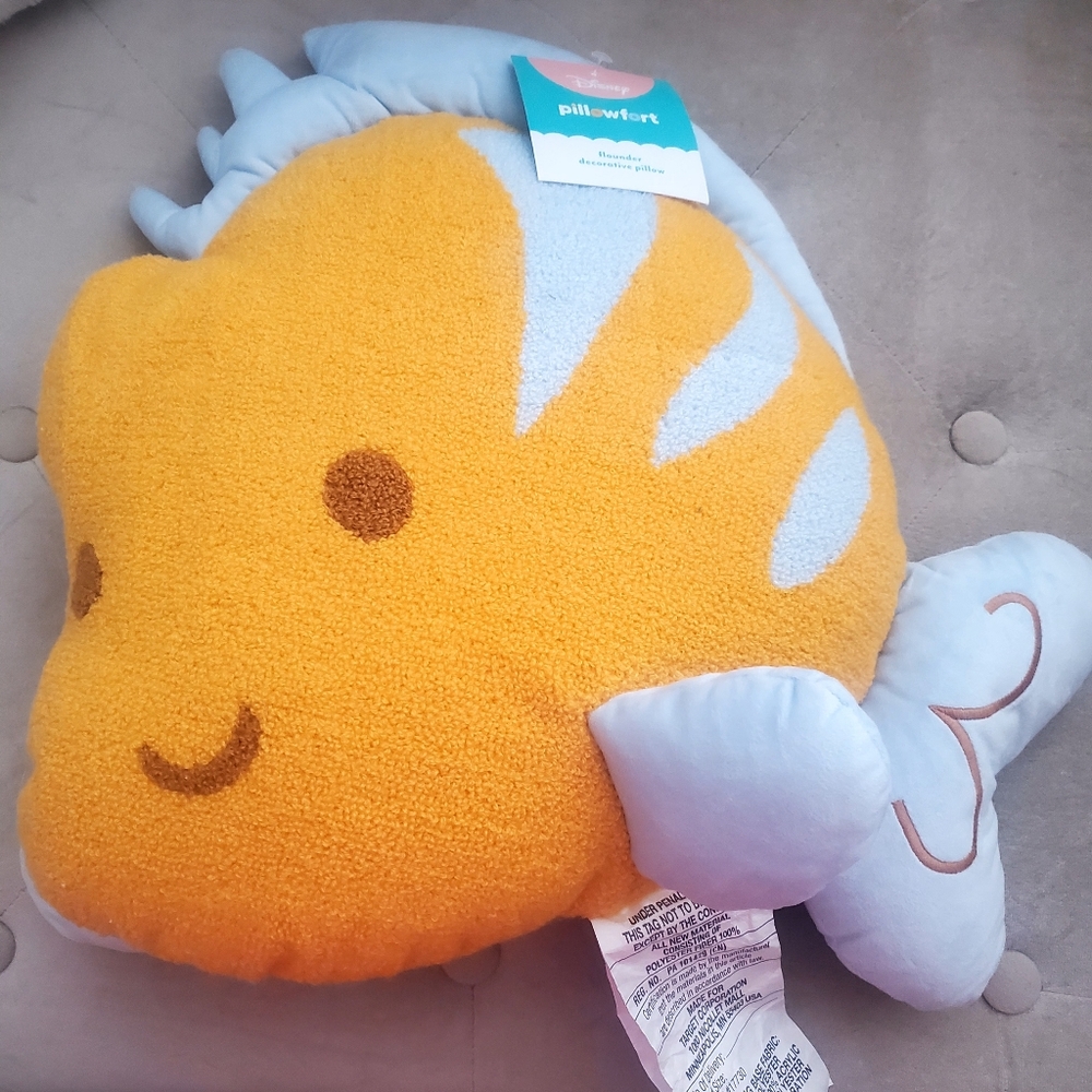 Pillowfort Flounder Pillow Plush Disney